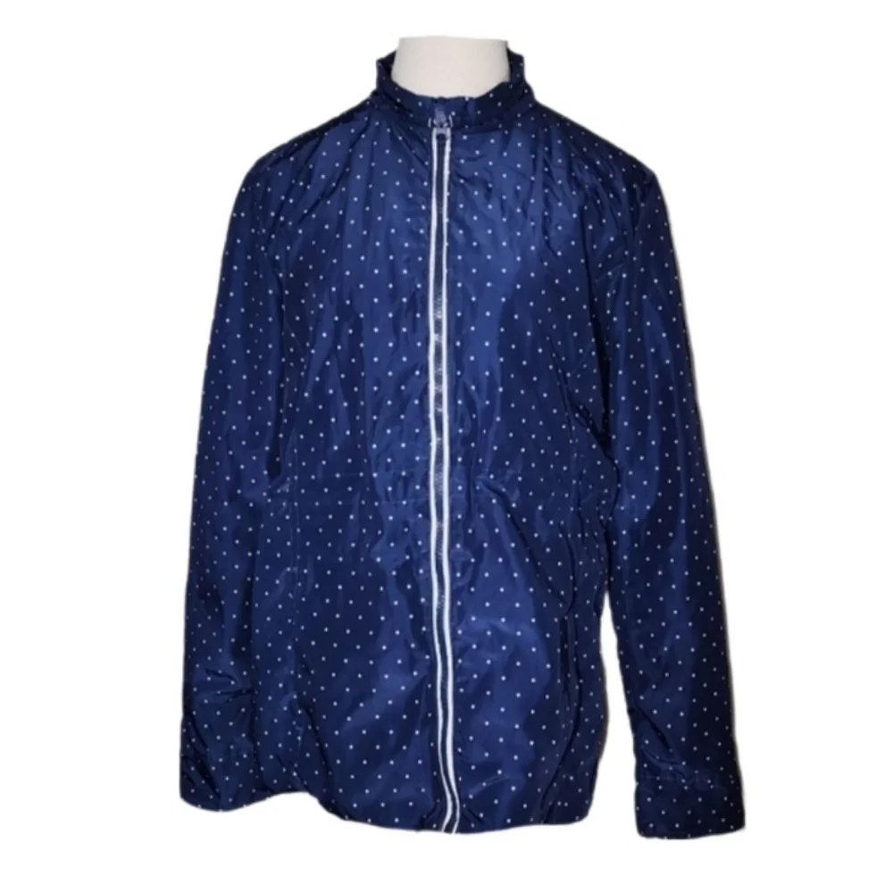 i5 Apparel Jacket Polka dot Blue Size M